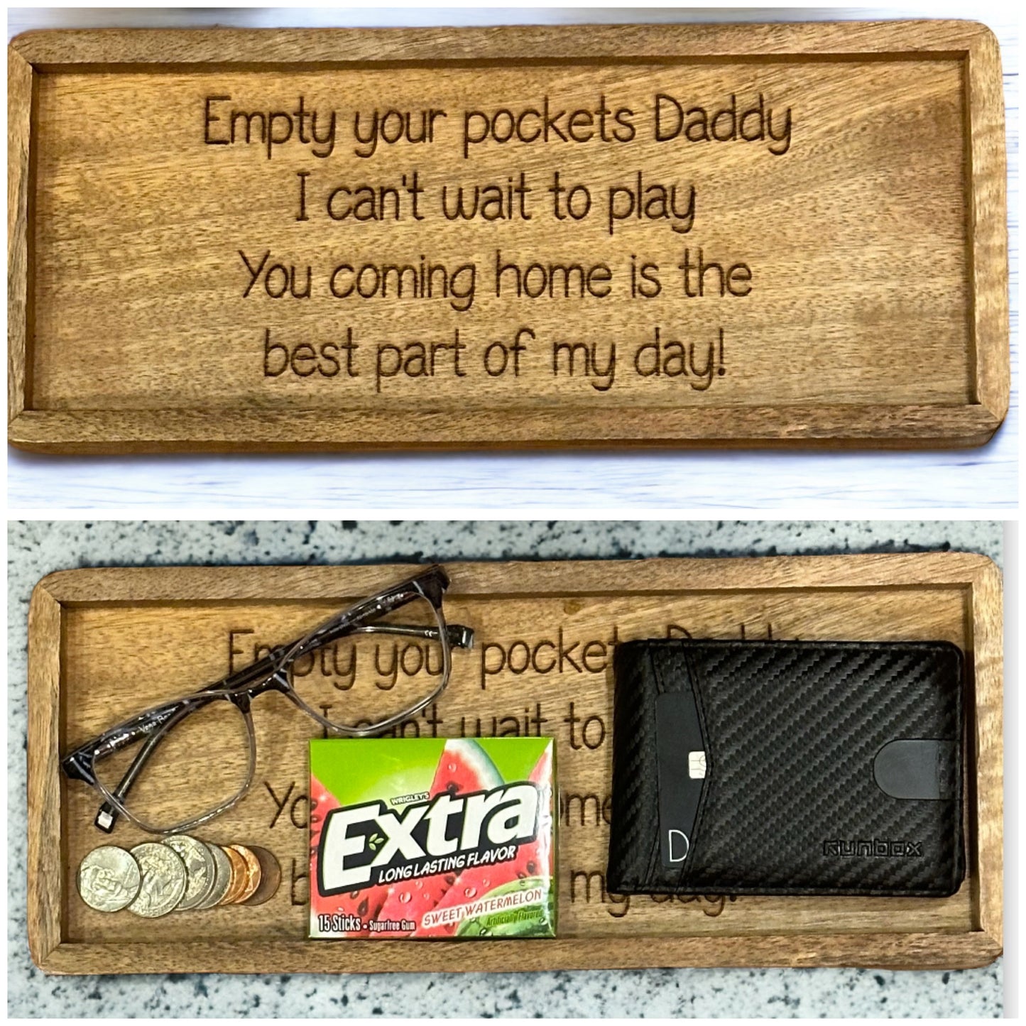 Empty Your Pockets Daddy Tray