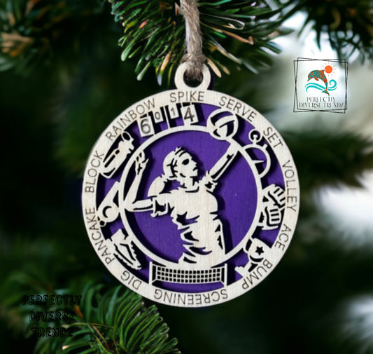 Volleyball Ornament