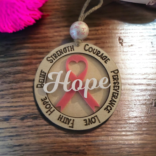 Breast Cancer Hope Ornament