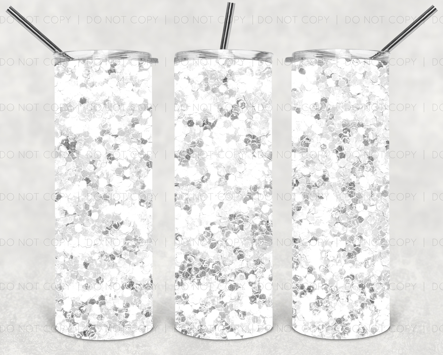 Crystal Chunky Glitter 20 oz Tumbler