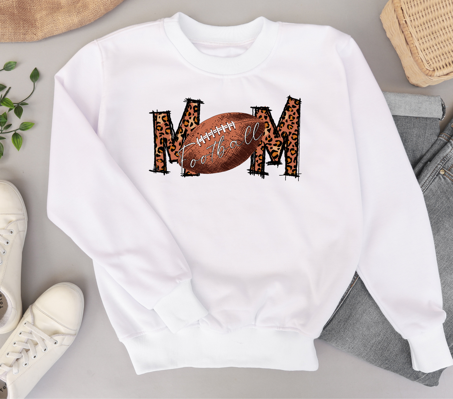 Football Mom Tee or Sweatshirt