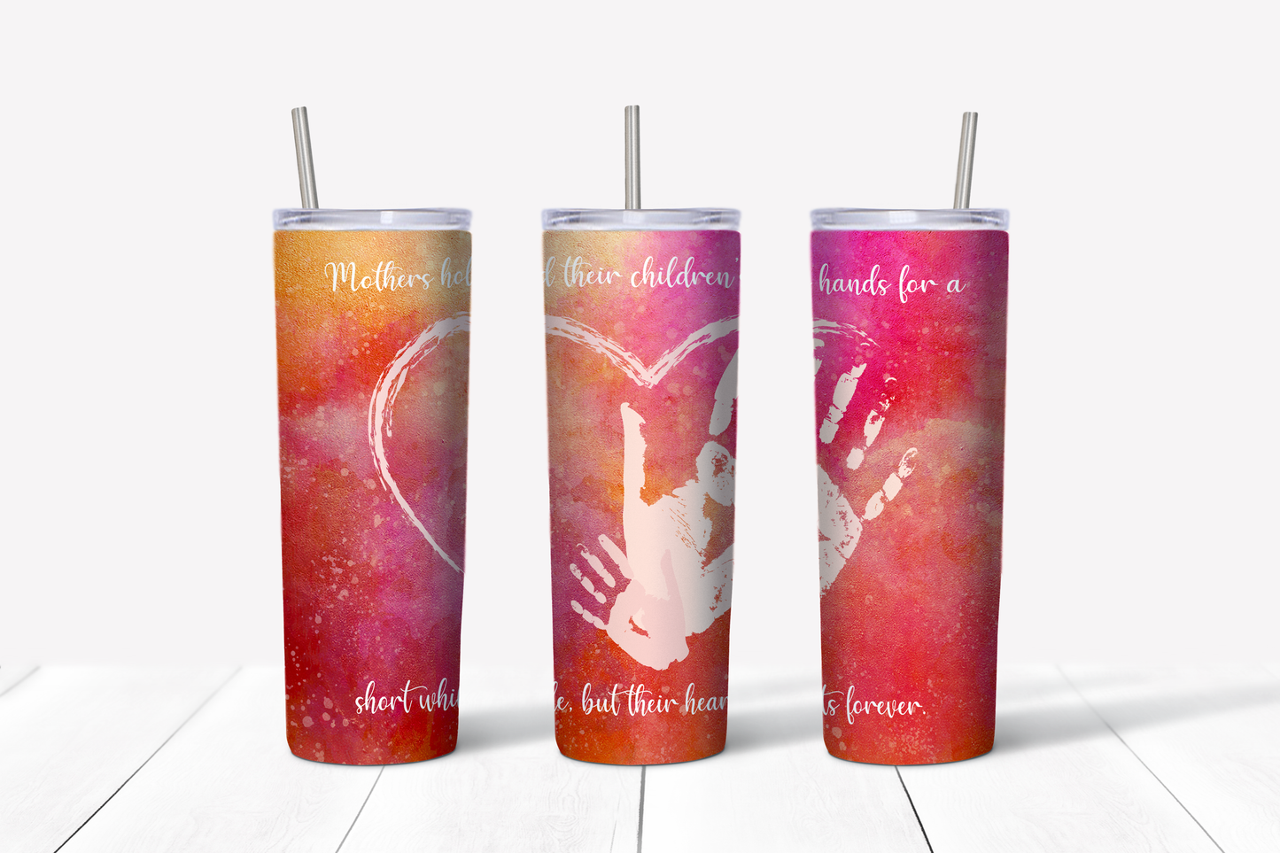 Mothers Hold their Children's Hands 20 oz Tumbler