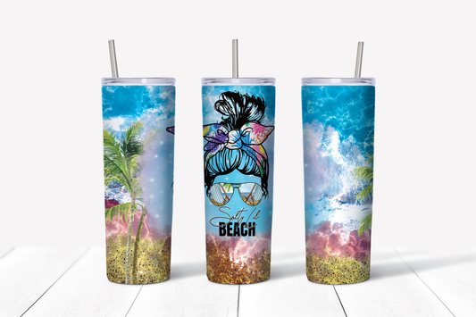 Salty Lil Beach 20 oz Tumbler