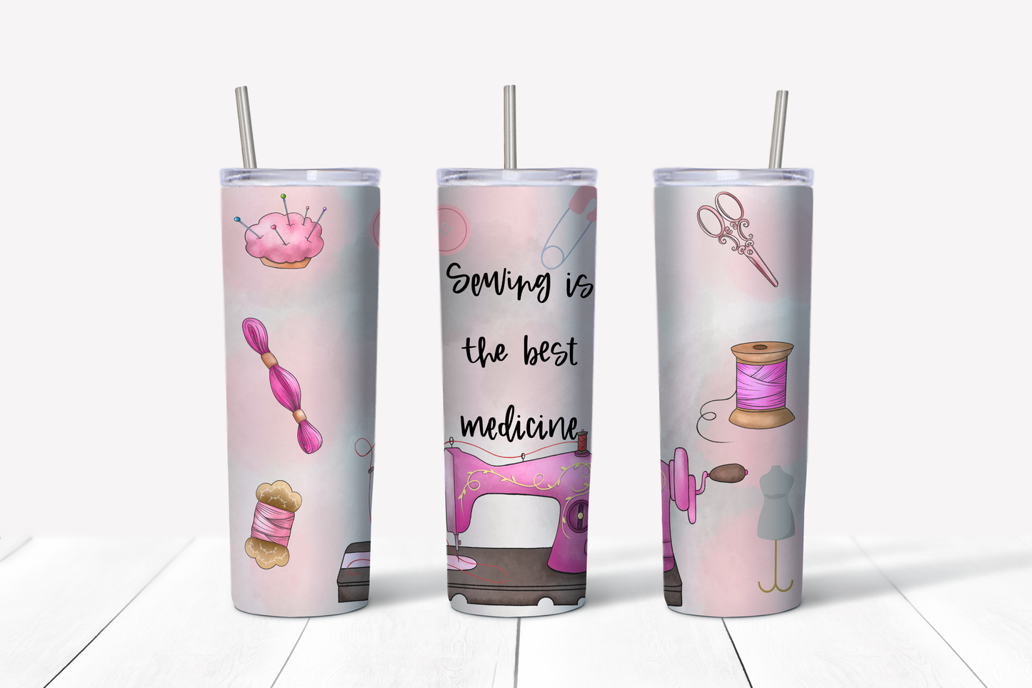Sewing is the Best Medicine 20 oz Tumbler