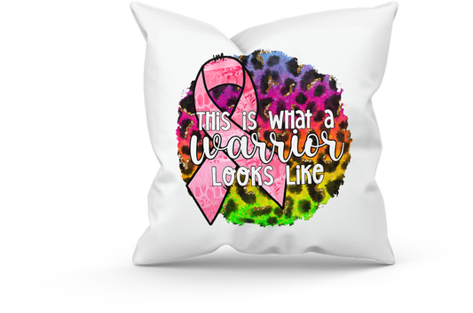 This is What a Warrior Looks Like Pillow (with or without insert)