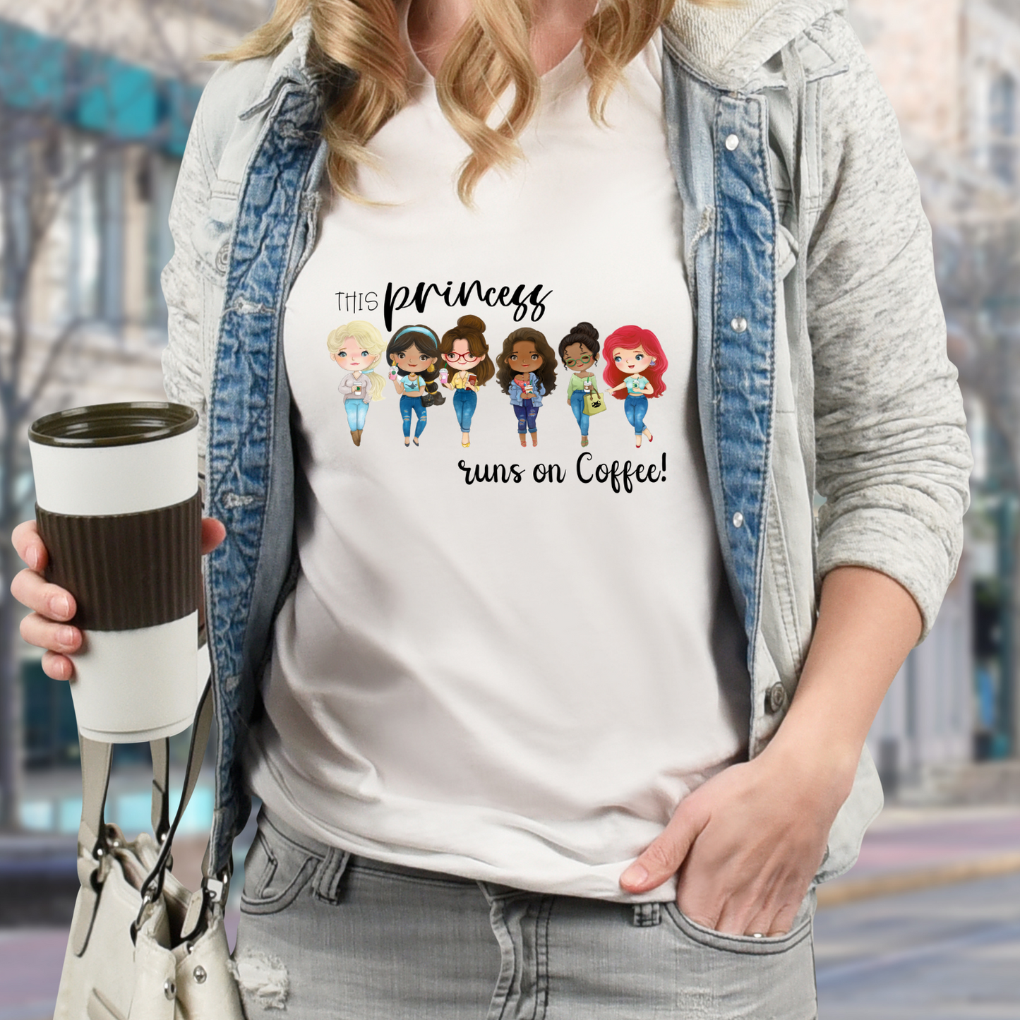 This Princess Runs on Coffee T-Shirt