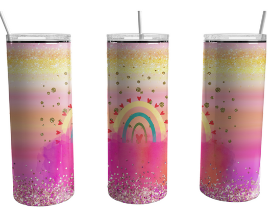 Sunset Rainbow 20 oz Tumbler