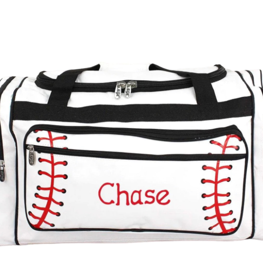 Baseball Laces Duffle Bag