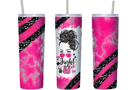 Fight Breast Cancer Gorgeous 20 oz Tumbler