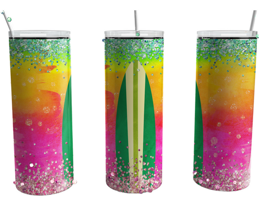 Sunset Surfer 20 oz Tumbler