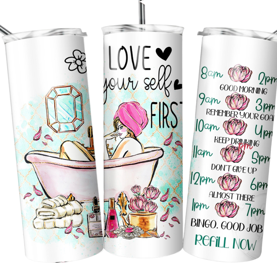Love Yourself First 20 oz Tumbler