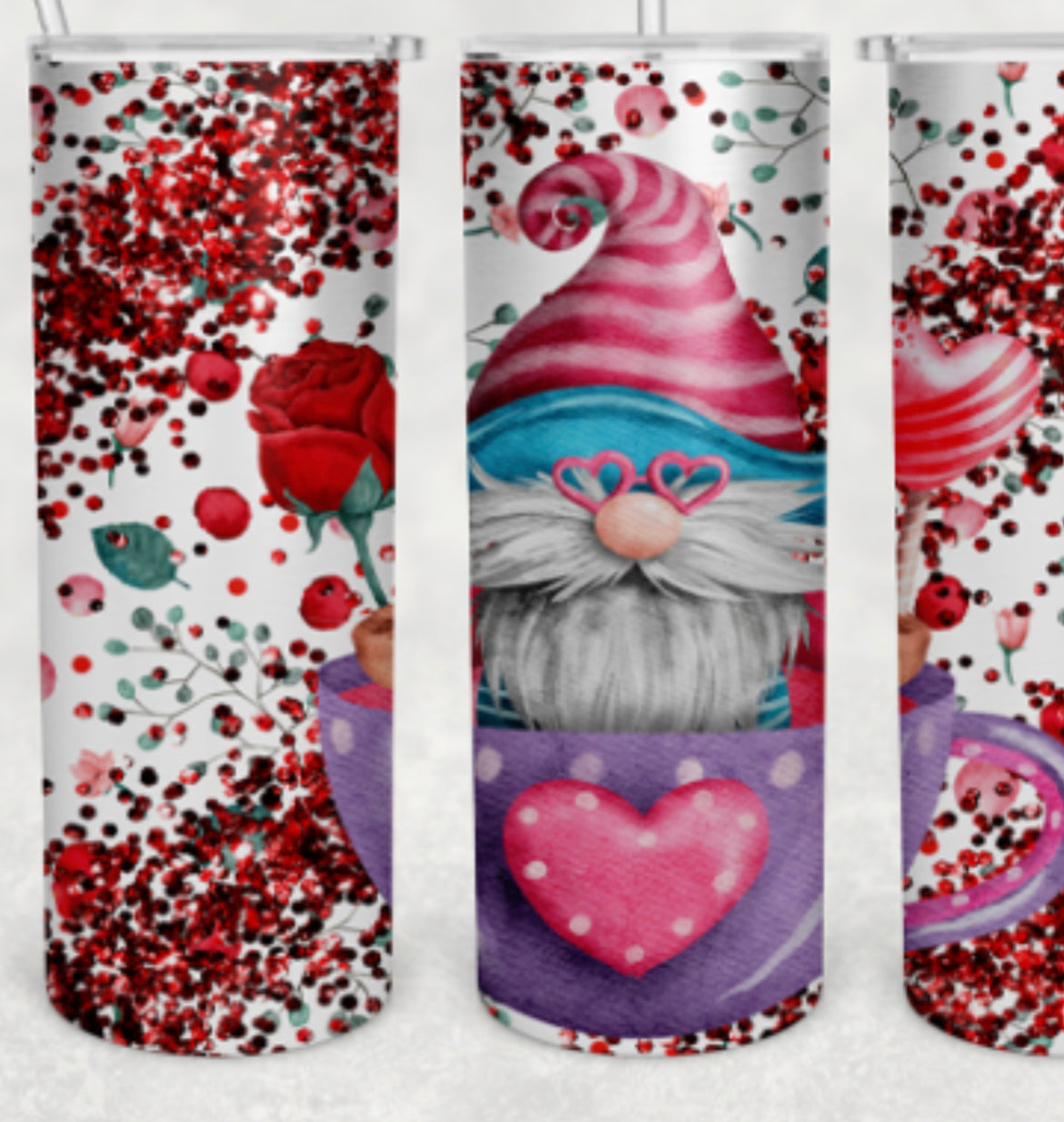 Valentine’s Day Gnome 20 oz Tumbler